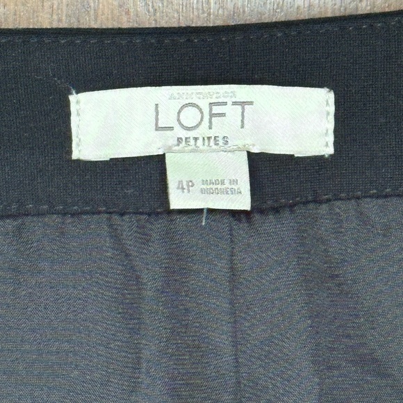 Loft Petite Black Sparkle Skirt - Picture 5 of 6